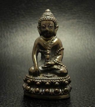 Be 2538 Phra Kring W.  Sutat Generation Barameethum Real Thai Amulet [temple Box] photo