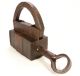 Antique Medieval Padlock With Key,  Fully Functional Ca 1000 - 1500 Ad Other photo 2