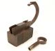 Antique Medieval Padlock With Key,  Fully Functional Ca 1000 - 1500 Ad Other photo 6
