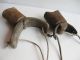 2 Old Rustic Cow Buffalo Elephant Rusty Metal Bells 649grams Thailand Asia Primitives photo 4