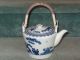 Vintage Chinese Exported B/w Porcelain Teapot Teapots photo 2