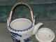Vintage Chinese Exported B/w Porcelain Teapot Teapots photo 3