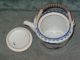 Vintage Chinese Exported B/w Porcelain Teapot Teapots photo 7