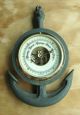 Brass Feature Ship Anchor Cast Metal Barometer Germany German Navy Maritime Other photo 1