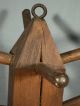 Rare Early American Wooden Hanging Candle Drying Rack Primitives photo 3