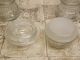 Vintage Glass Apothecary Drugstore Candy Display Vanity Buffet Jars 2pc Bottles & Jars photo 6