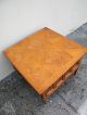 Mid - Century Burl And Inlay Parquet Nightstand / Side Table / End Table 2429 Post-1950 photo 5