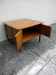 Mid - Century Burl And Inlay Parquet Nightstand / Side Table / End Table 2429 Post-1950 photo 6