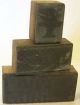 Vintage Lead Steel Wood Letterpress Printing Blocks Rustic Patina Primitive Binding, Embossing & Printing photo 4