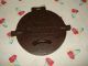 Vintage Antique Primitive Early 1900 ' S Cast Iron Pizzelle Wafer Cookie Iron Hearth Ware photo 2