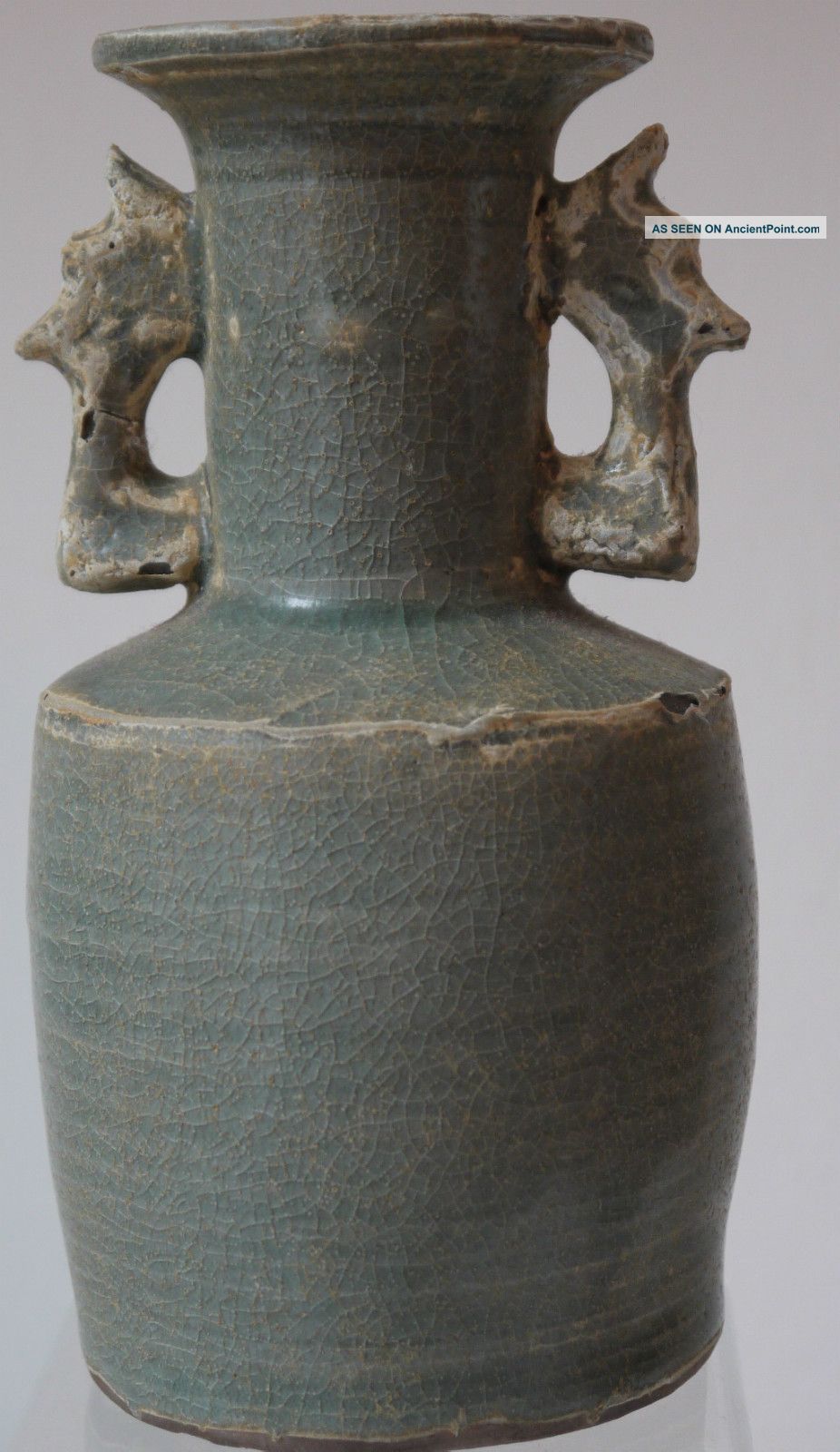 Mallet Shaped (kinuta) Vase: Longquan Kilns,  Southern Song Or Yuan Dynasty Vases photo