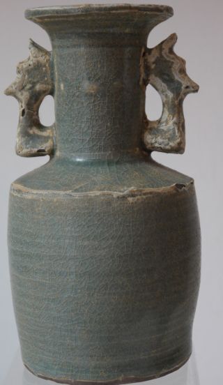 Mallet Shaped (kinuta) Vase: Longquan Kilns,  Southern Song Or Yuan Dynasty photo