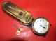 Vtg Old Minneapolis Polished Brass Heat Regulator Art Deco Clock Thermostat Other photo 1