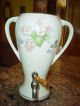 Antique Forman Bros Hand Painted Porcelain Coffee/tea Set 3 Piece Chromiumplated Teapots & Tea Sets photo 1