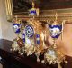 Antique Rare Brunfaut French Gilt And Porcelain Mantel Clock.  C1882 Clocks photo 6
