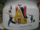 Antique & Very Shabby Child ' S Enamel Potty W/soldier Marching Czechoslovakia Primitives photo 1