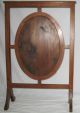Early 20th Century Antique Fireplace Screen Maple W/ Crewel Embroidery Other photo 6
