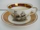 Gray ' S Pottery England Sunderland Pink Luster Nautical Cup & Saucer Primitives photo 1