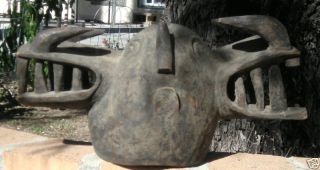 Huge Native Senufo Firespitter Mask @1/2 Price photo