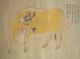 Oriental Chinese Antique Animals Painting Art Five Moo - Cows Paintings & Scrolls photo 2