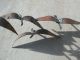 Hand Made Steel Flocking Birds Sculpture Abstract Freestanding Steel Base Wall Metalware photo 8