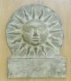 18th C.  English Bronze Sun Relief Plaque + Traveler Insurance Medallion Metalware photo 2