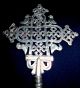 African Tribal Nickel Silver Processional Cross Ethiopia Ethnocraphic Art Z1 Other photo 1