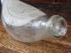 Vintage - Boots The Chemist - Etched Glass Double Spout Medicine Bottle - C1930 Other photo 2