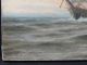 Antique “c.  Myron Clark” American O/c Maritime Oil Painting Sailing Ship Other photo 4