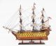 Painted Hms Victory 1744 Wooden Tall Ship Model 30 