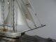 Finest Large 2 Masted Japanese Sterling Silver 985 Model Ship By Takehiko Japan Other photo 3