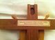 Antique Church Crucifixe Fontanini Corpus Italy Wood Figural Cross Other photo 4