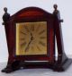 Antique Seth Thomas Desk Budoir Mantel Easel Clock Inlay Working Clocks photo 1