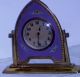 Antique Sessions Gothic Floral Desk Budoir Mantel Easel Clock Working Clocks photo 1