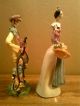 2 Signed Italian Cascio Sciacca Hand - Painted Figurines Sicily Very Rare Nr Figurines photo 2