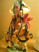 2 Signed Italian Cascio Sciacca Hand - Painted Figurines Sicily Very Rare Nr Figurines photo 3