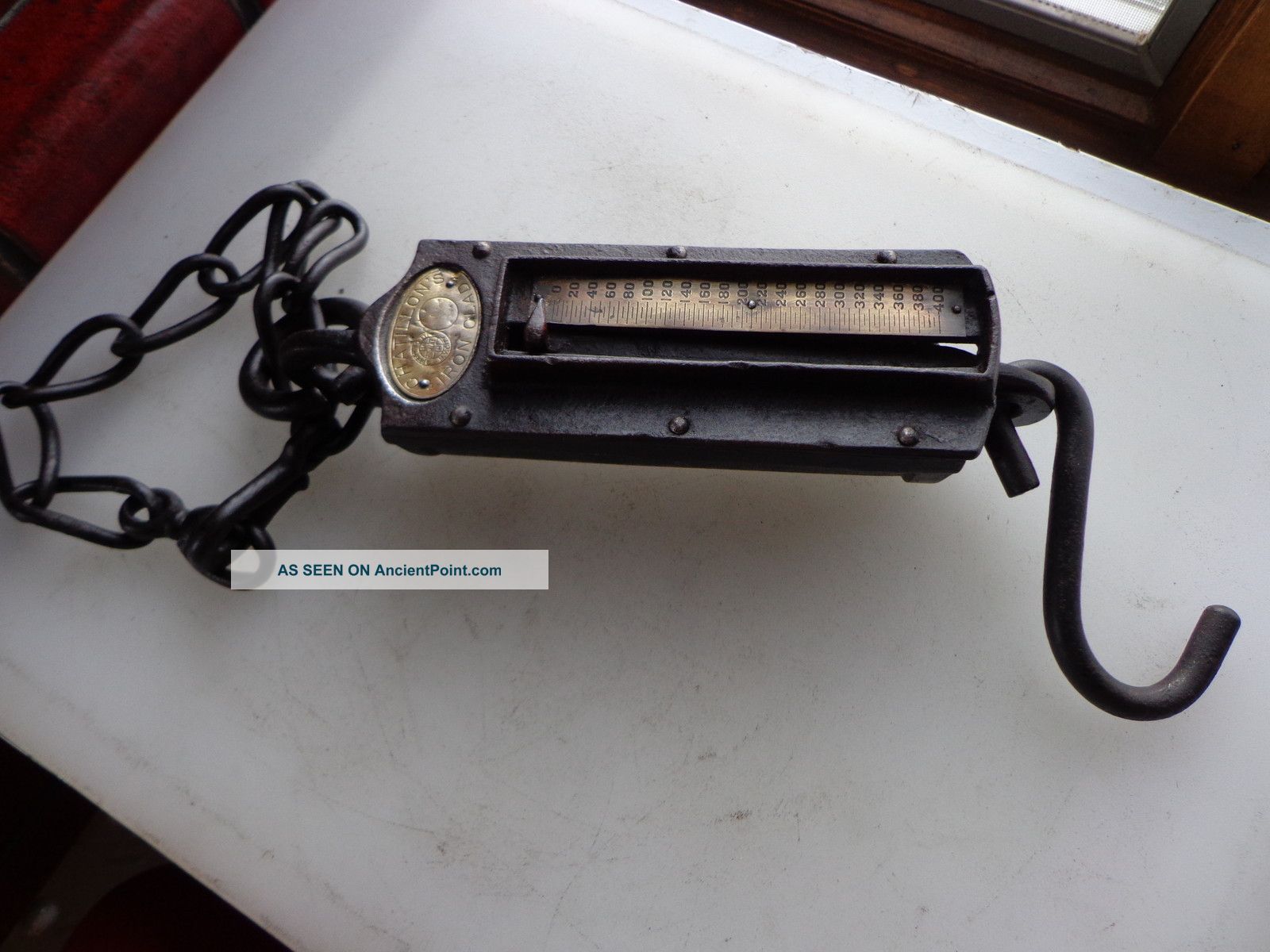 Vintage Chatillon ' S Iron Clad 400 Lb Scale N.  Y.  City Serial 34 H L@@k Scales photo
