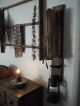 Primitive Wooden Bonnet & Lantern Holder - - Peg Rack Primitives photo 5