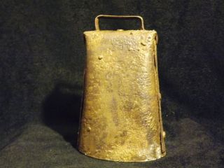 Antique Hand Forged 5 1/2 Inch Cow Bell photo