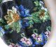 Antique Victorian Edwardian Art Nouveau Black Floral Micro Bead Reticule Purse Victorian photo 3