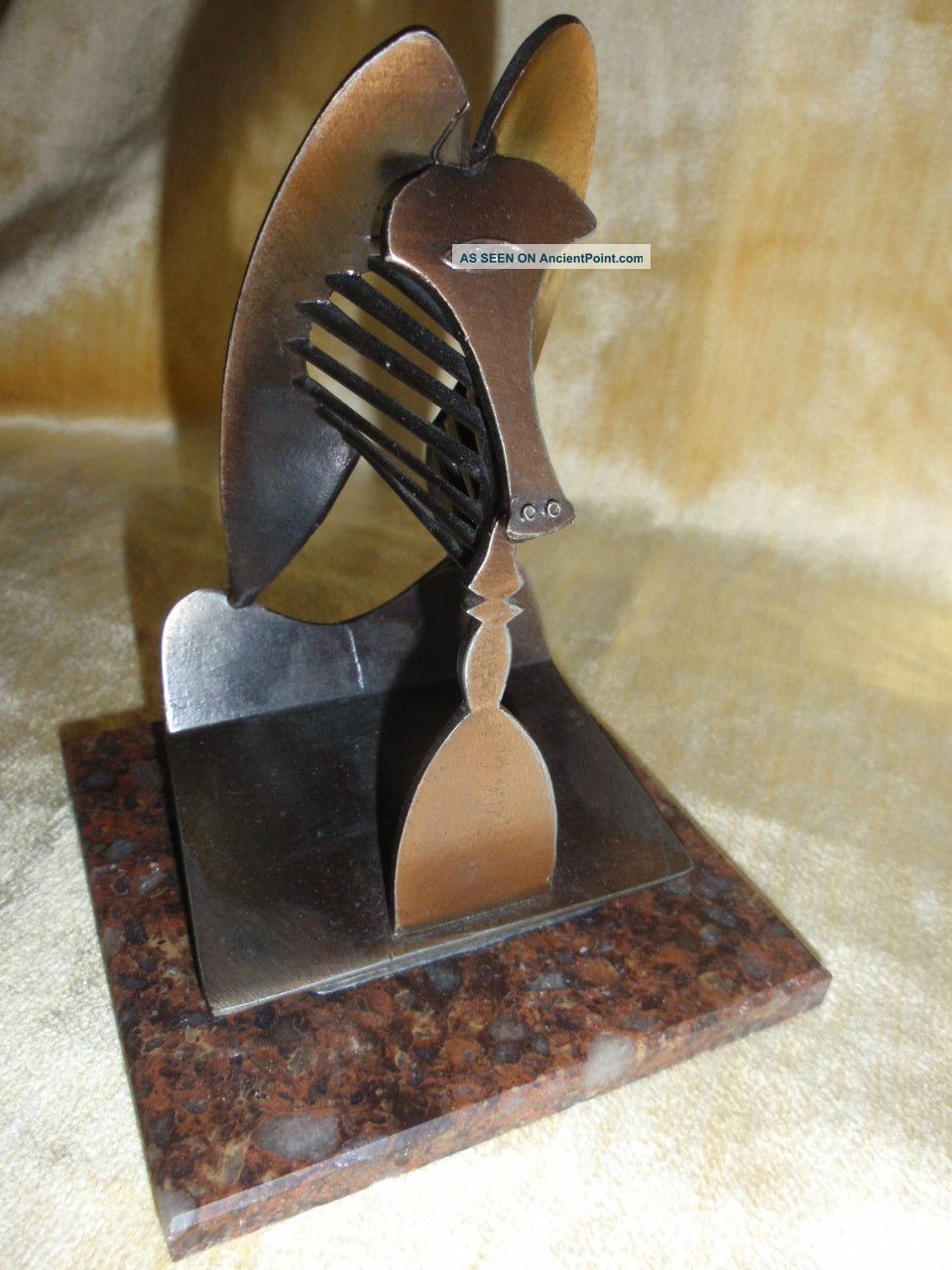 1967 Picasso Cubism Table Sculpture / Early Licensed Replica Chicago Mid-Century Modernism photo