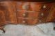English Antique Queen Anne Flamed Mahogany Sideboard Circa 1910 1900-1950 photo 2