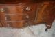 English Antique Queen Anne Flamed Mahogany Sideboard Circa 1910 1900-1950 photo 3