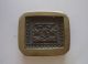Old Vintage Hand Casted Brass Engraved Jewellery Mold / Dye / Seal / Stamp India photo 1