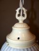 Vintage Retro 1960s Swag Egg - Shell Glass Globe Lantern Chandelier Light Fixture Chandeliers, Fixtures, Sconces photo 1