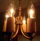 Antique Brass Petite Framburg Victorian 6 Light Chandelier Chandeliers, Fixtures, Sconces photo 2