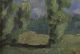 French Or California Impressionist Landscape Oil Painting By Cales/ 20th Century Arts & Crafts Movement photo 9