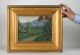French Or California Impressionist Landscape Oil Painting By Cales/ 20th Century Arts & Crafts Movement photo 11