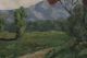 French Or California Impressionist Landscape Oil Painting By Cales/ 20th Century Arts & Crafts Movement photo 3