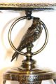 Rare 1870s Aesthetic Signed Pairpoint Silverplate Bird Table Top Card Tray Other photo 7